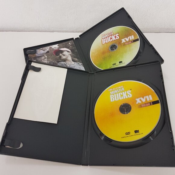 Set of 2 Hunting DVDs Realtree Monster Bucks XVII Volumes 1 & 2 - Picture 2 of 4